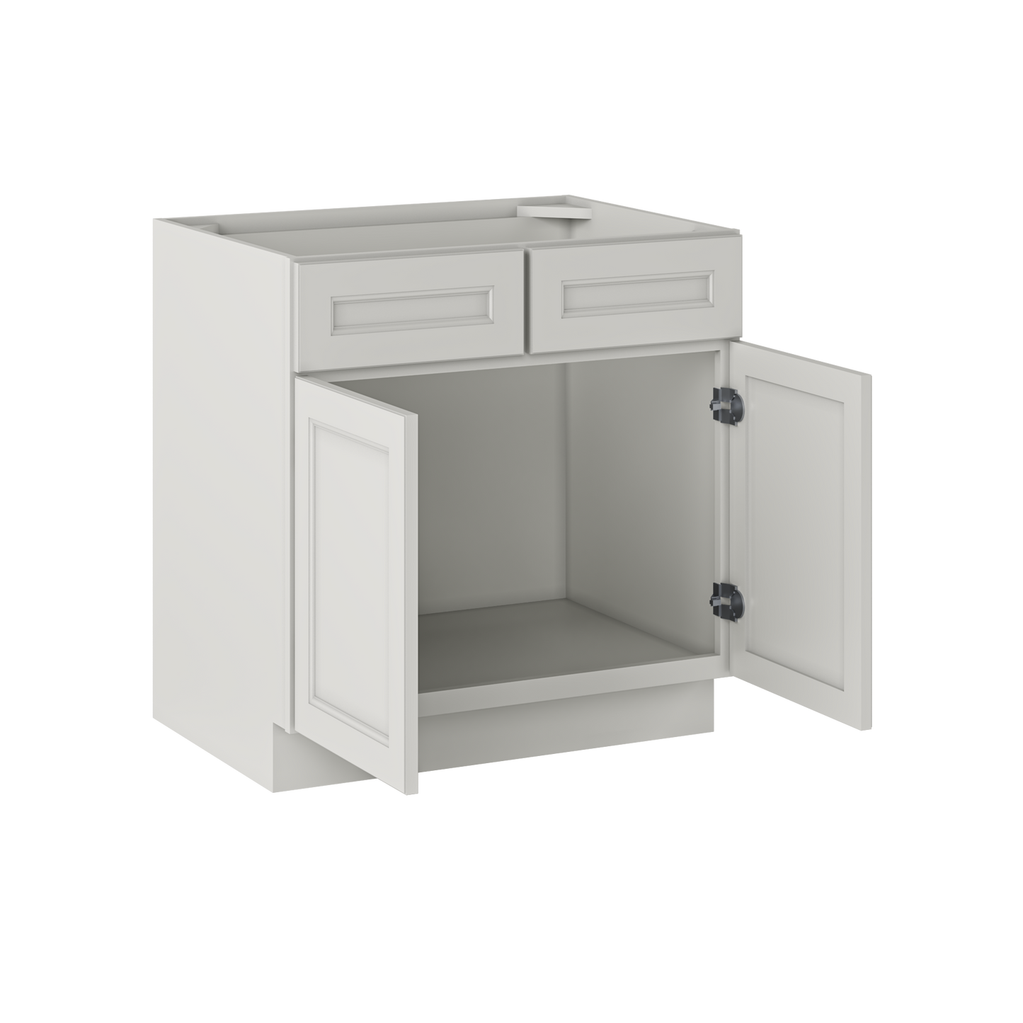 Sink Base Kitchen Cabinet SB33 Milan Pearl 33 in. width 34.5 in. height 24 in. depth - Kitchen Cabinets