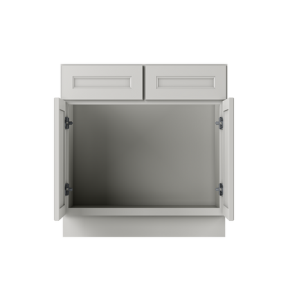 Sink Base Kitchen Cabinet SB33 Milan Pearl 33 in. width 34.5 in. height 24 in. depth - Kitchen Cabinets