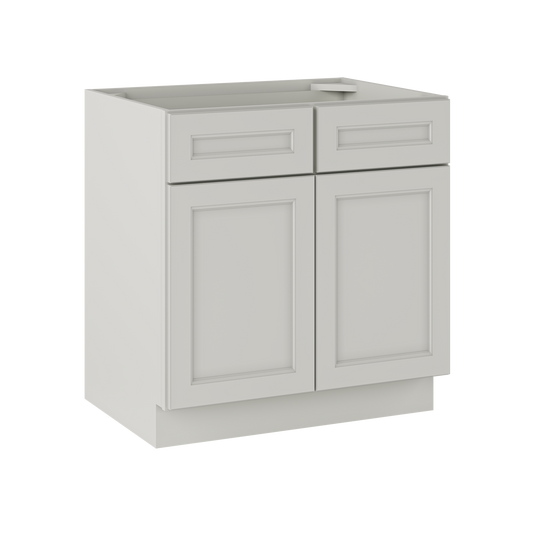 Sink Base Kitchen Cabinet SB33 Milan Pearl 33 in. width 34.5 in. height 24 in. depth - Kitchen Cabinets