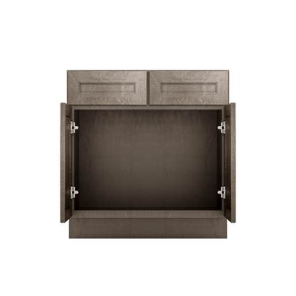 Sink Base Kitchen Cabinet SB33 Milan Slate 33 in. width 34.5 in. height 24 in. depth - Kitchen Cabinets