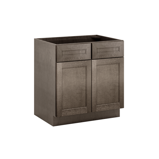 Sink Base Kitchen Cabinet SB33 Milan Slate 33 in. width 34.5 in. height 24 in. depth - Kitchen Cabinets