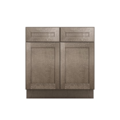 Sink Base Kitchen Cabinet SB33 Milan Slate 33 in. width 34.5 in. height 24 in. depth - Kitchen Cabinets