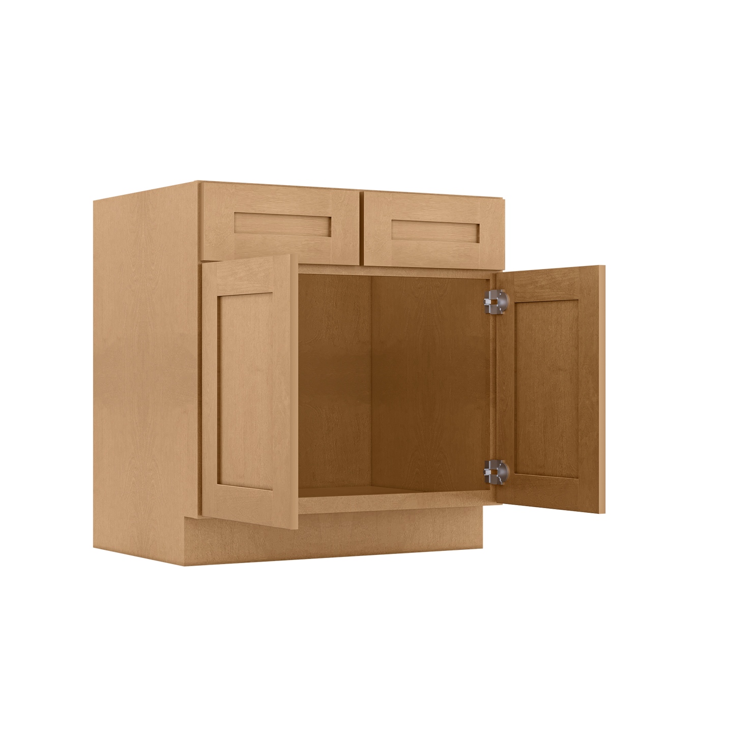 Sink Base Kitchen Cabinet SB33 Shaker Toffee LessCare 33 in. width 34.5 in. height 24 in. depth - Kitchen Cabinets