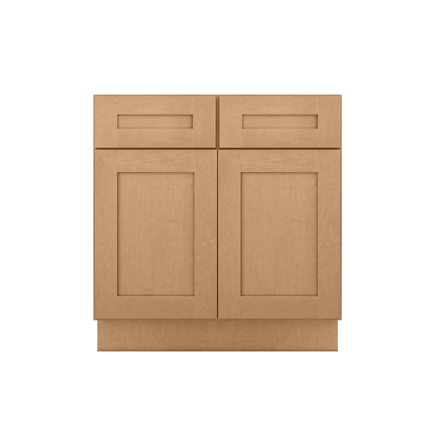 Sink Base Kitchen Cabinet SB33 Shaker Toffee LessCare 33 in. width 34.5 in. height 24 in. depth - Kitchen Cabinets