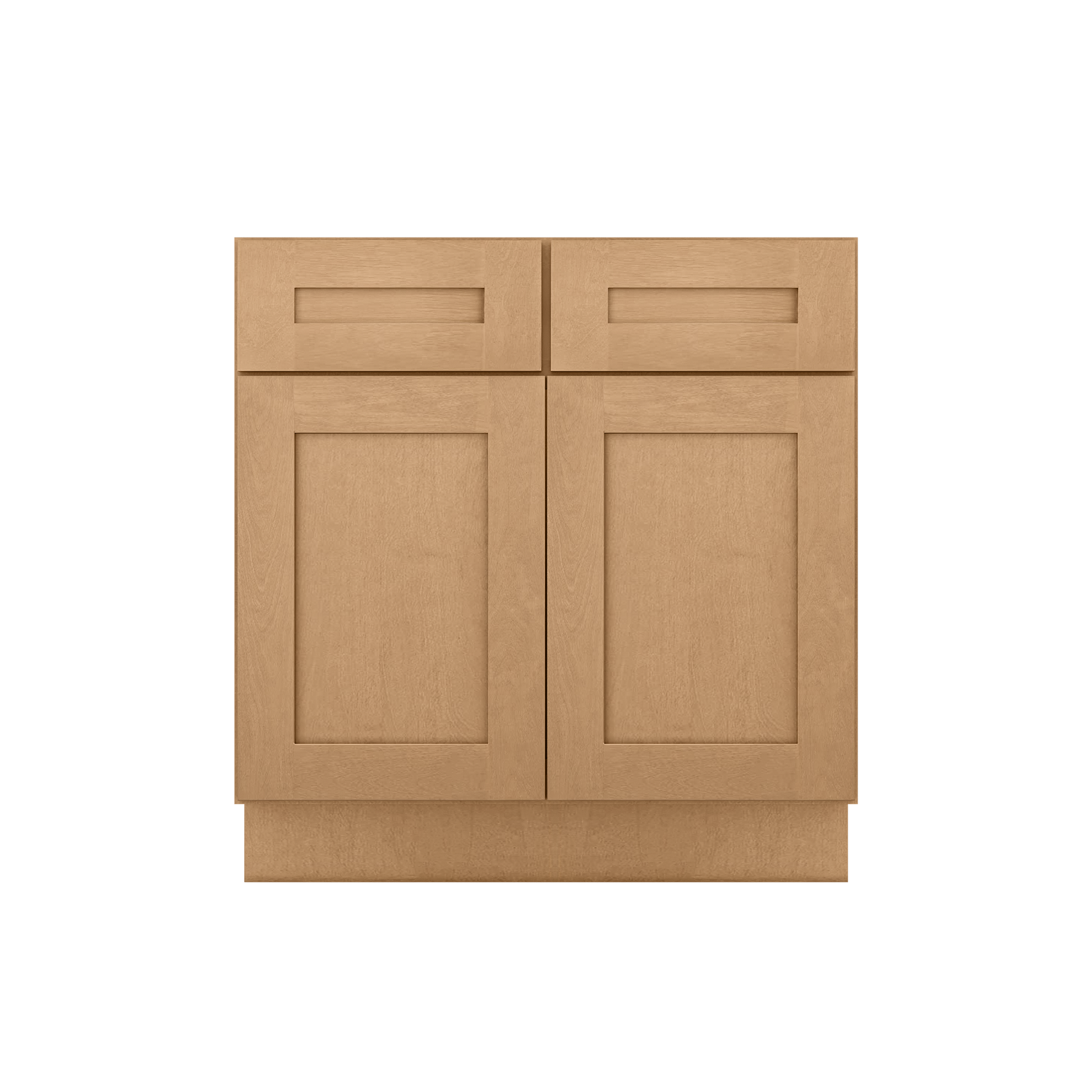 Sink Base Kitchen Cabinet SB33 Shaker Toffee LessCare 33 in. width 34.5 in. height 24 in. depth - Kitchen Cabinets