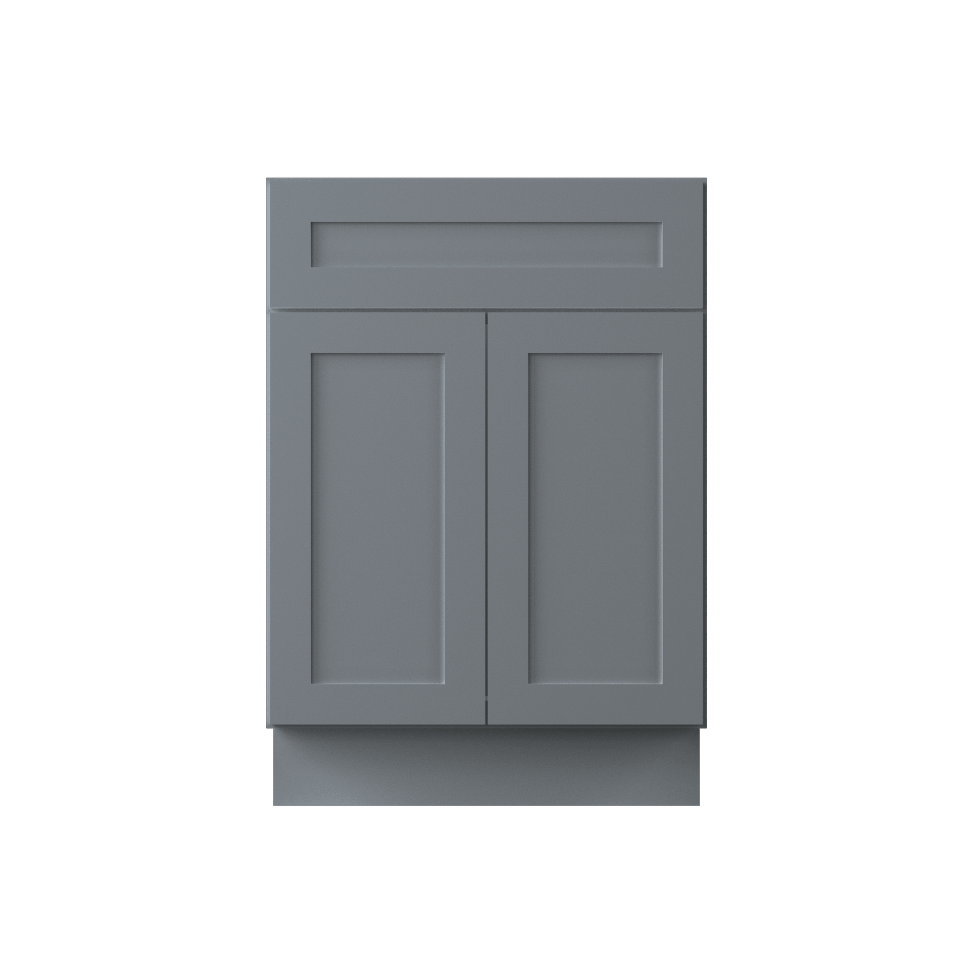 24 W x 21 D x 34.5 H Vanity Sink Base Cabinet - Colonial Gray - Bathroom Vanities