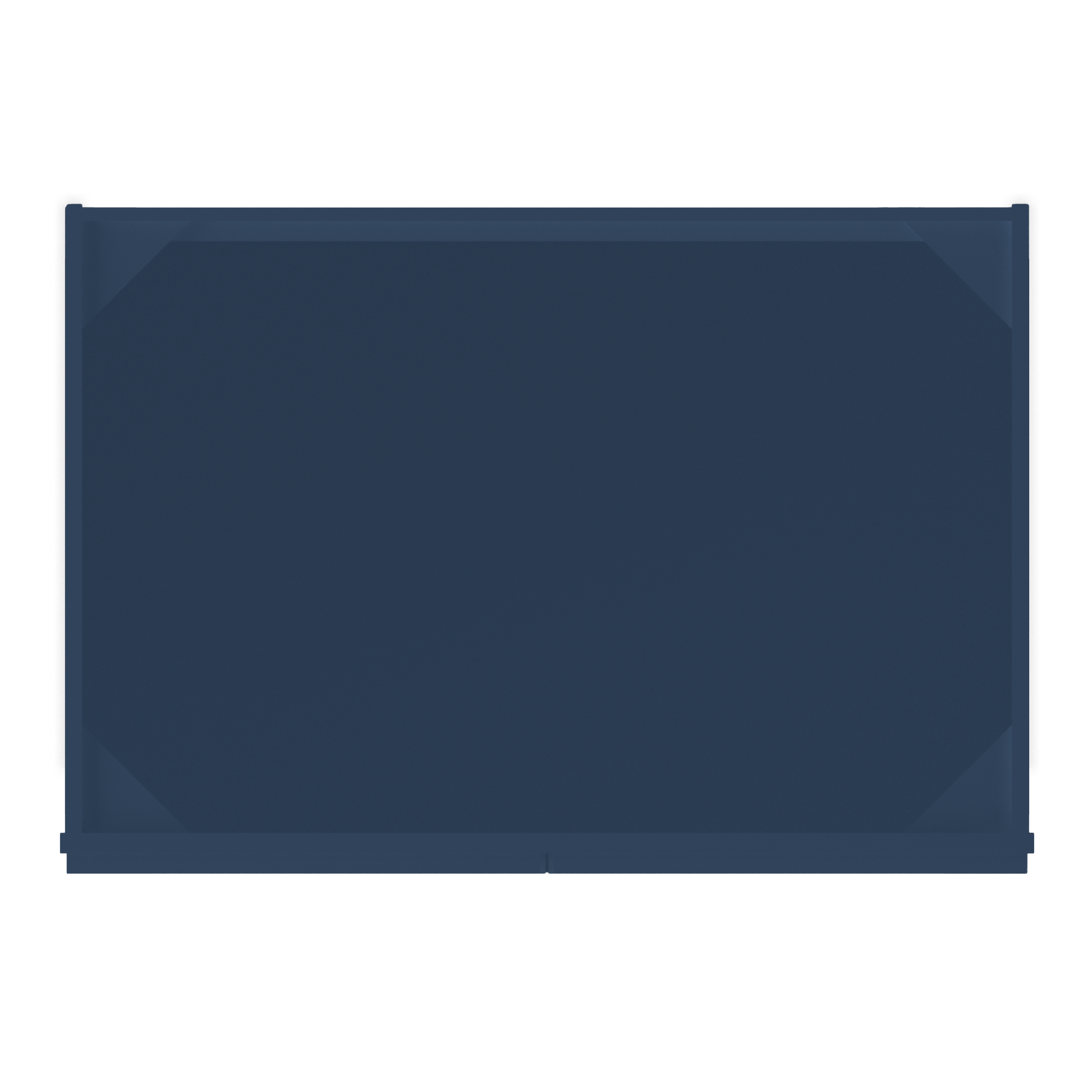 Sink Base Kitchen Cabinet SB36 Danbury Blue LessCare 36 in. width 34.5 in. height 24 in. depth - Kitchen Cabinets