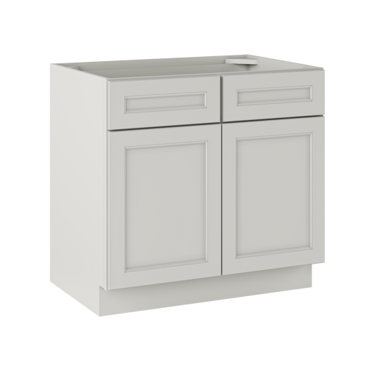 Sink Base Kitchen Cabinet SB36 Milan Pearl 36 in. width 34.5 in. height 24 in. depth - Kitchen Cabinets