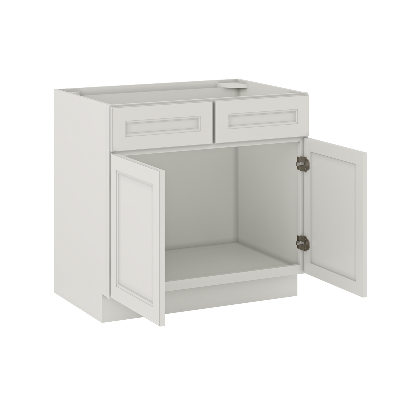 Sink Base Kitchen Cabinet SB36 Milan Pearl 36 in. width 34.5 in. height 24 in. depth - Kitchen Cabinets