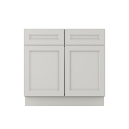 Sink Base Kitchen Cabinet SB36 Milan Pearl 36 in. width 34.5 in. height 24 in. depth - Kitchen Cabinets