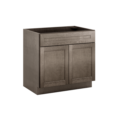 Sink Base Kitchen Cabinet SB36 Milan Slate 36 in. width 34.5 in. height 24 in. depth - Kitchen Cabinets