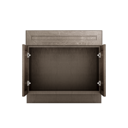 Sink Base Kitchen Cabinet SB36 Milan Slate 36 in. width 34.5 in. height 24 in. depth - Kitchen Cabinets