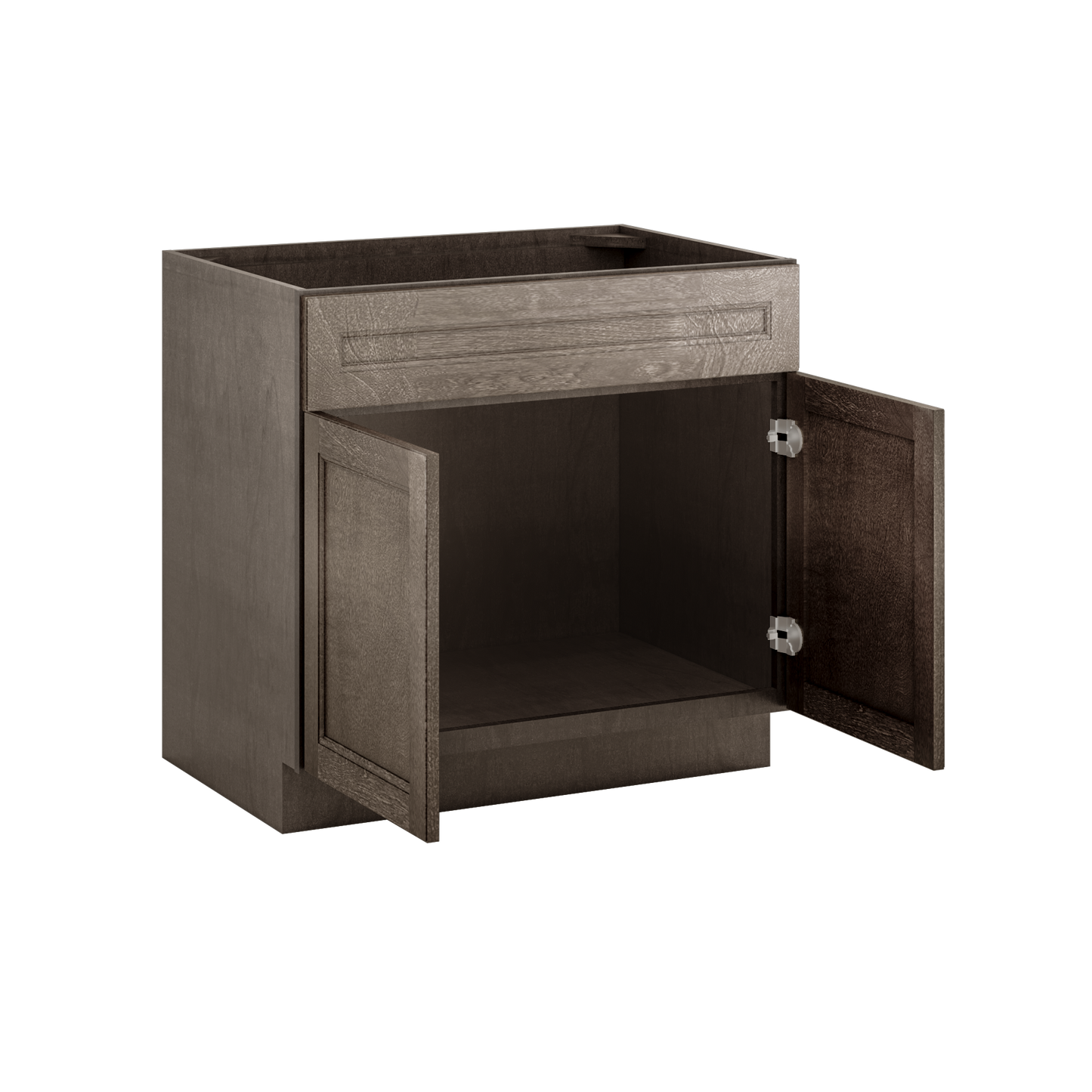 Sink Base Kitchen Cabinet SB36 Milan Slate 36 in. width 34.5 in. height 24 in. depth - Kitchen Cabinets