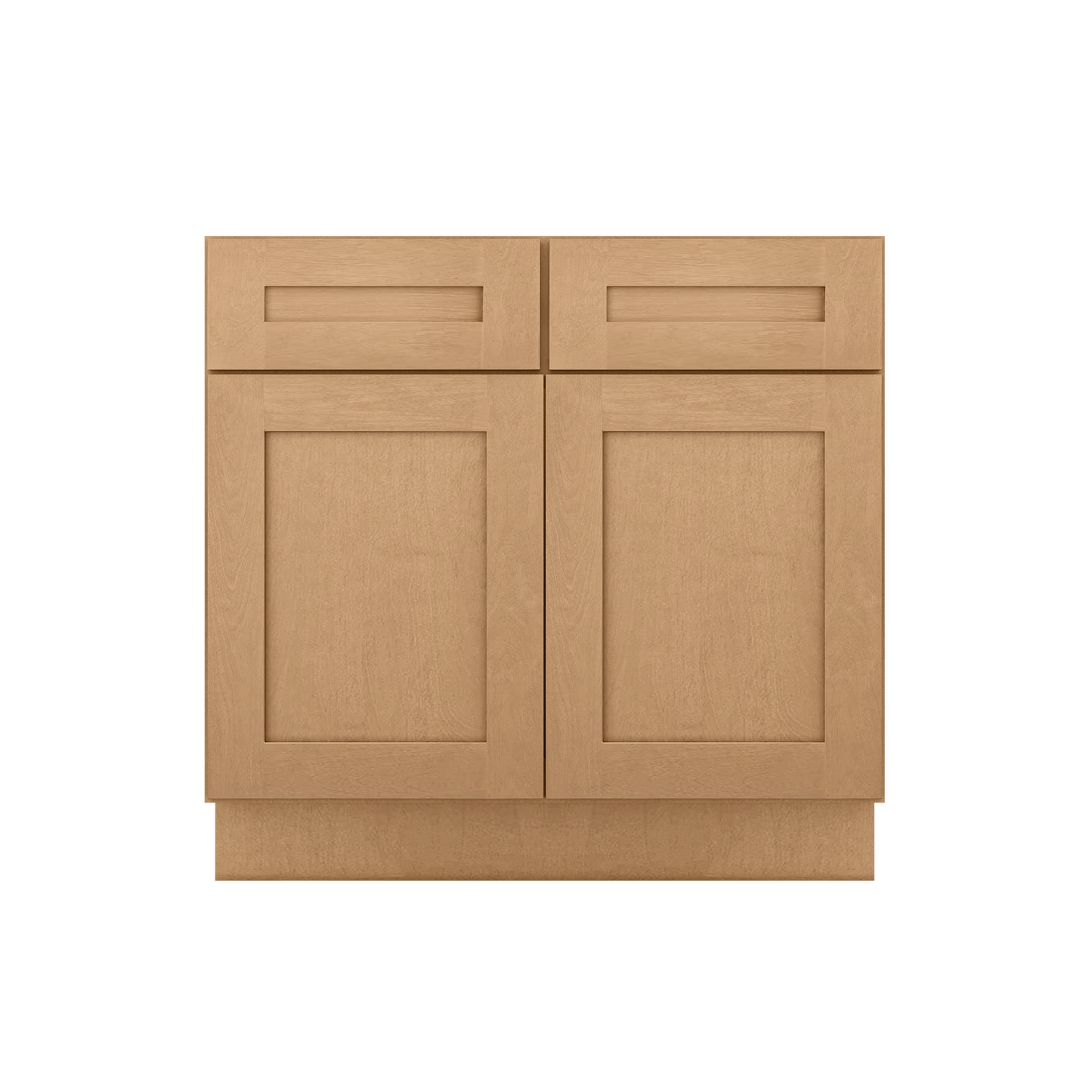 Sink Base Kitchen Cabinet SB36 Shaker Toffee LessCare 36 in. width 34.5 in. height 24 in. depth - Kitchen Cabinets