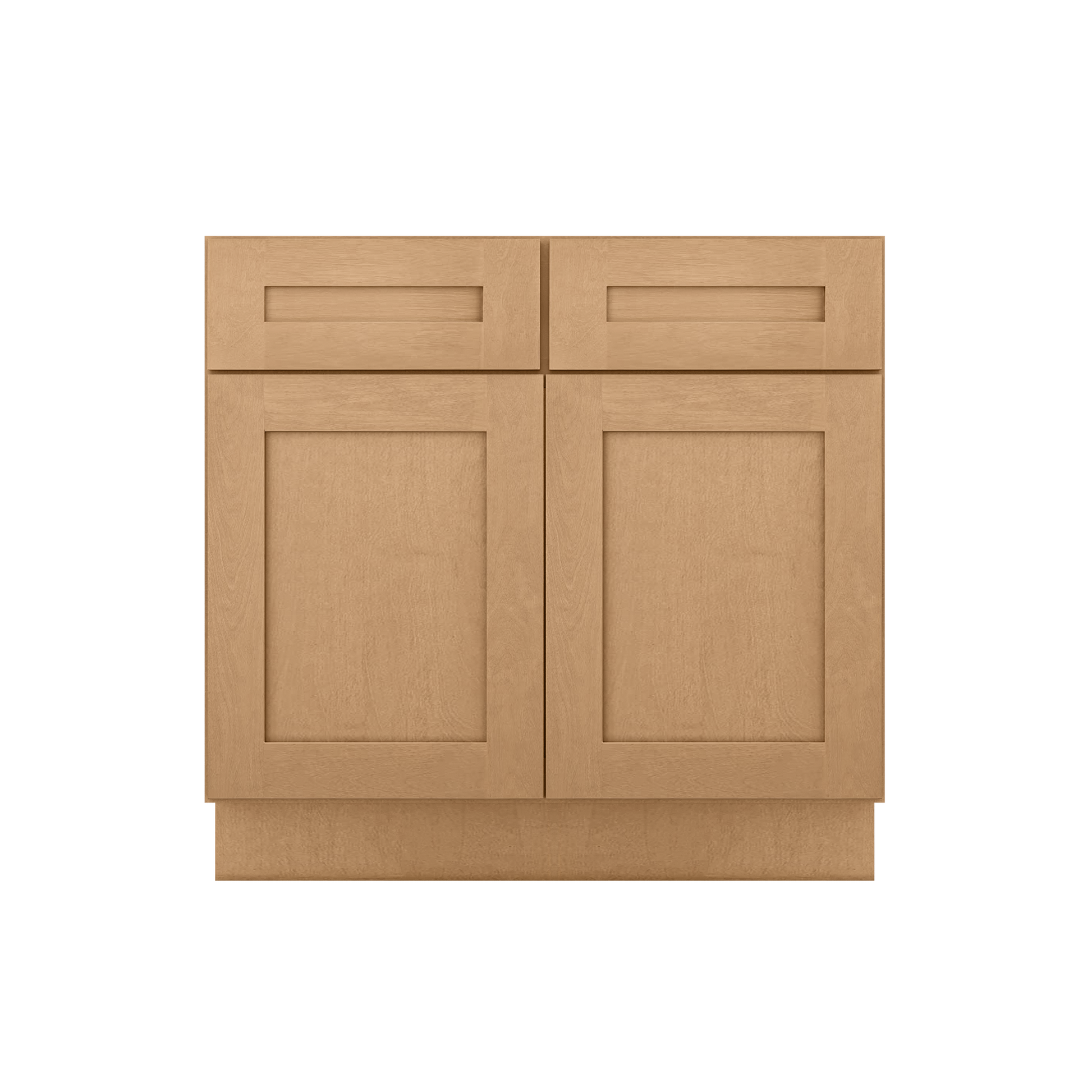 Sink Base Kitchen Cabinet SB36 Shaker Toffee LessCare 36 in. width 34.5 in. height 24 in. depth - Kitchen Cabinets