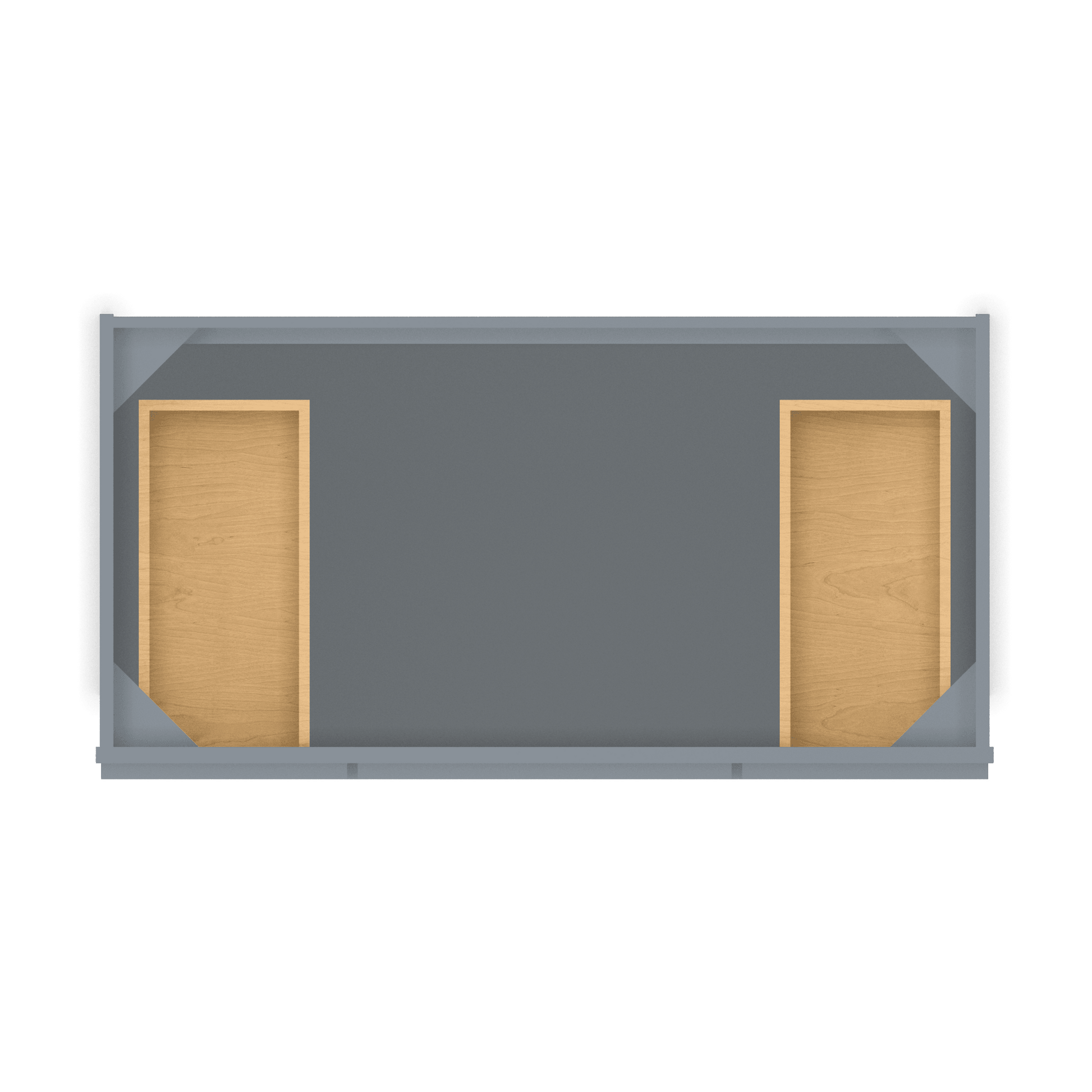 42 W x 21 D x 34.5 H Vanity Sink Base Cabinet - Colonial Gray - Bathroom Vanities