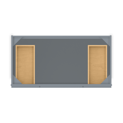 42 W x 21 D x 34.5 H Vanity Sink Base Cabinet - Colonial Gray - Bathroom Vanities