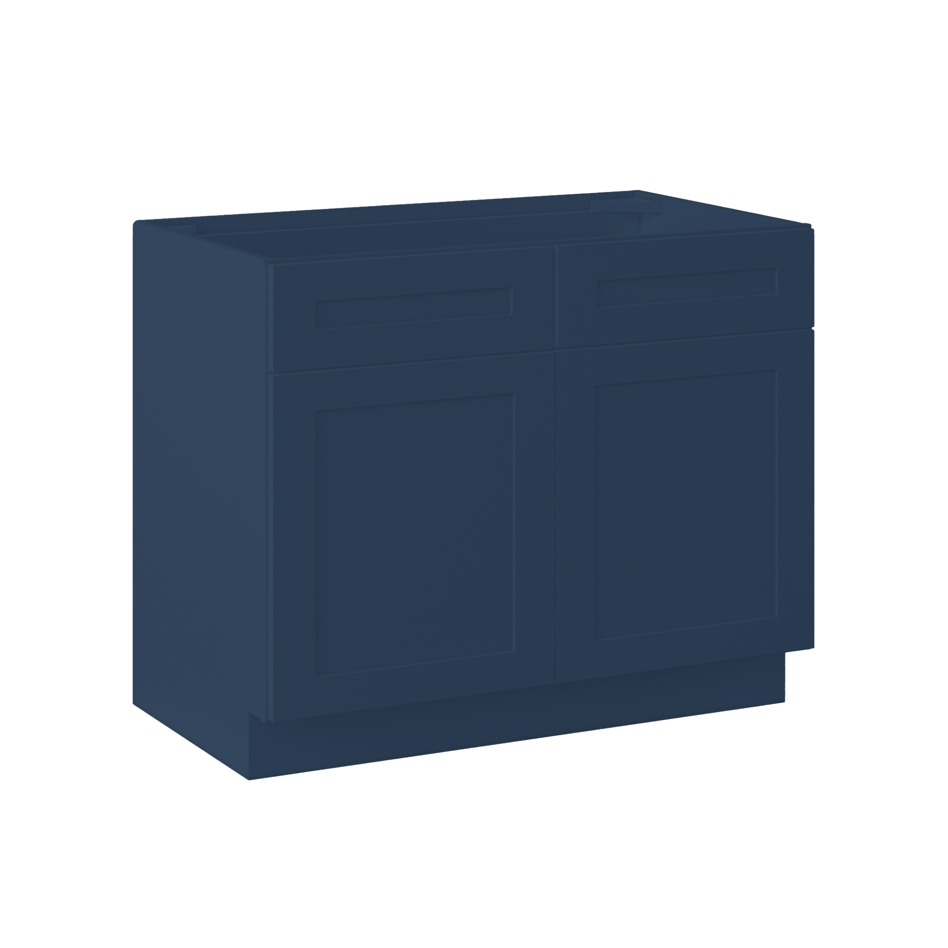 Sink Base Kitchen Cabinet SB42 Danbury Blue LessCare 42 in. width 34.5 in. height 24 in. depth - Kitchen Cabinets