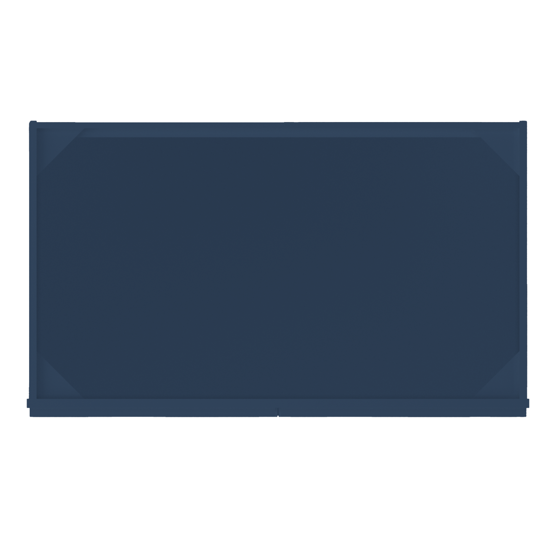 Sink Base Kitchen Cabinet SB42 Danbury Blue LessCare 42 in. width 34.5 in. height 24 in. depth - Kitchen Cabinets