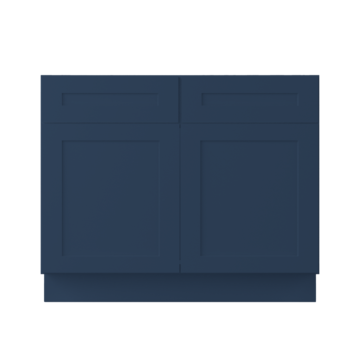 Sink Base Kitchen Cabinet SB42 Danbury Blue LessCare 42 in. width 34.5 in. height 24 in. depth - Kitchen Cabinets