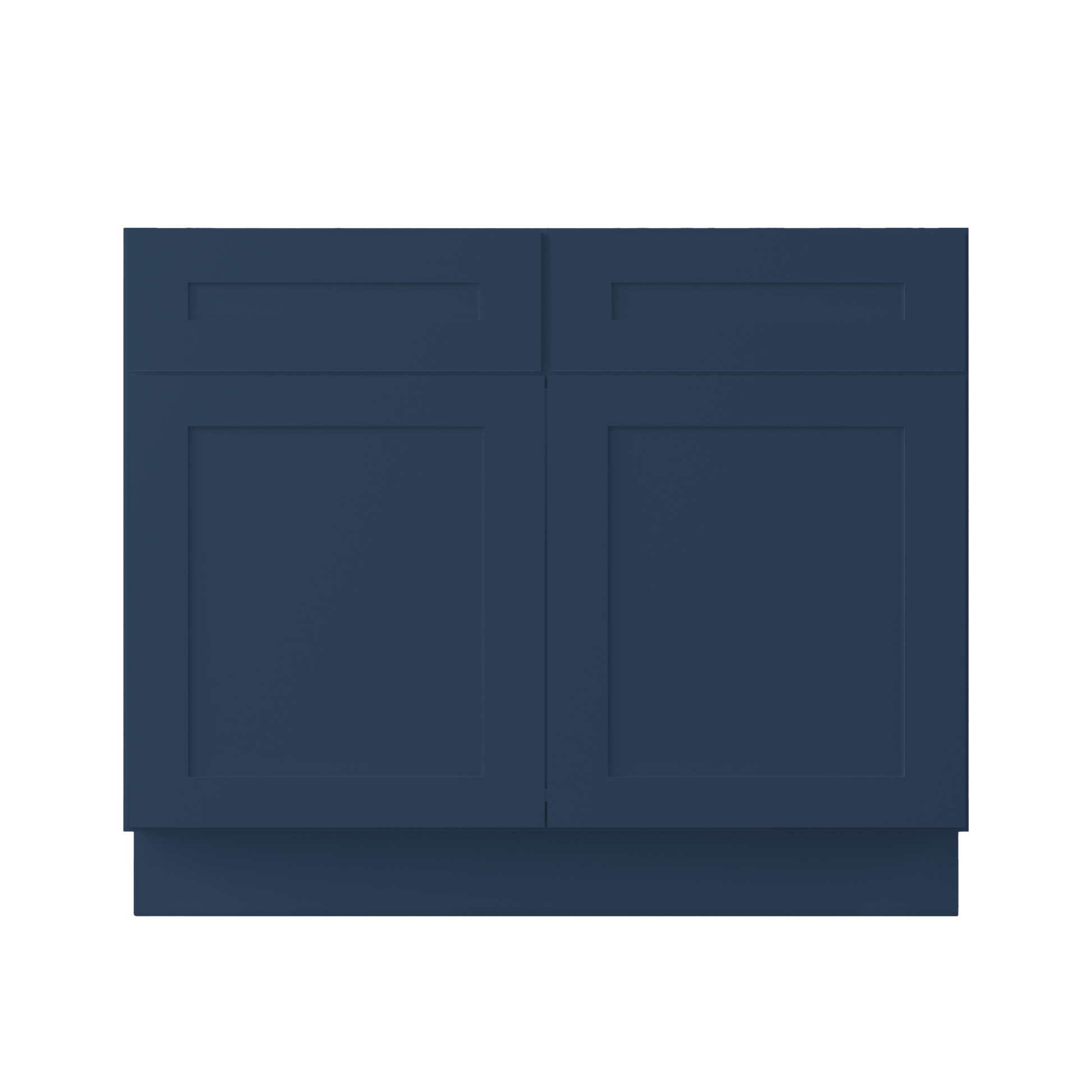 Sink Base Kitchen Cabinet SB42 Danbury Blue LessCare 42 in. width 34.5 in. height 24 in. depth - Kitchen Cabinets