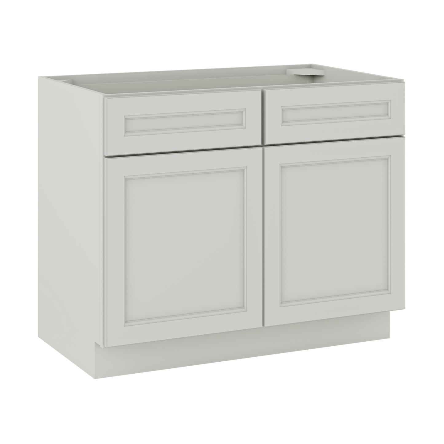 Sink Base Kitchen Cabinet SB42 Milan Pearl 42 in. width 34.5 in. height 24 in. depth - Kitchen Cabinets