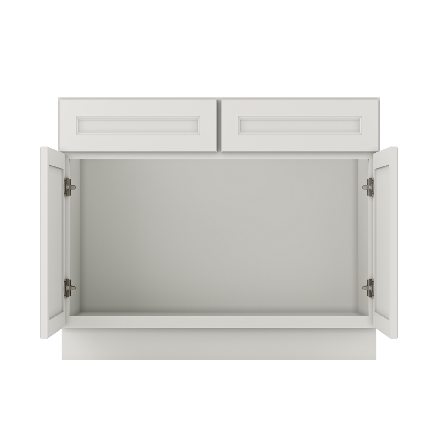 Sink Base Kitchen Cabinet SB42 Milan Pearl 42 in. width 34.5 in. height 24 in. depth - Kitchen Cabinets