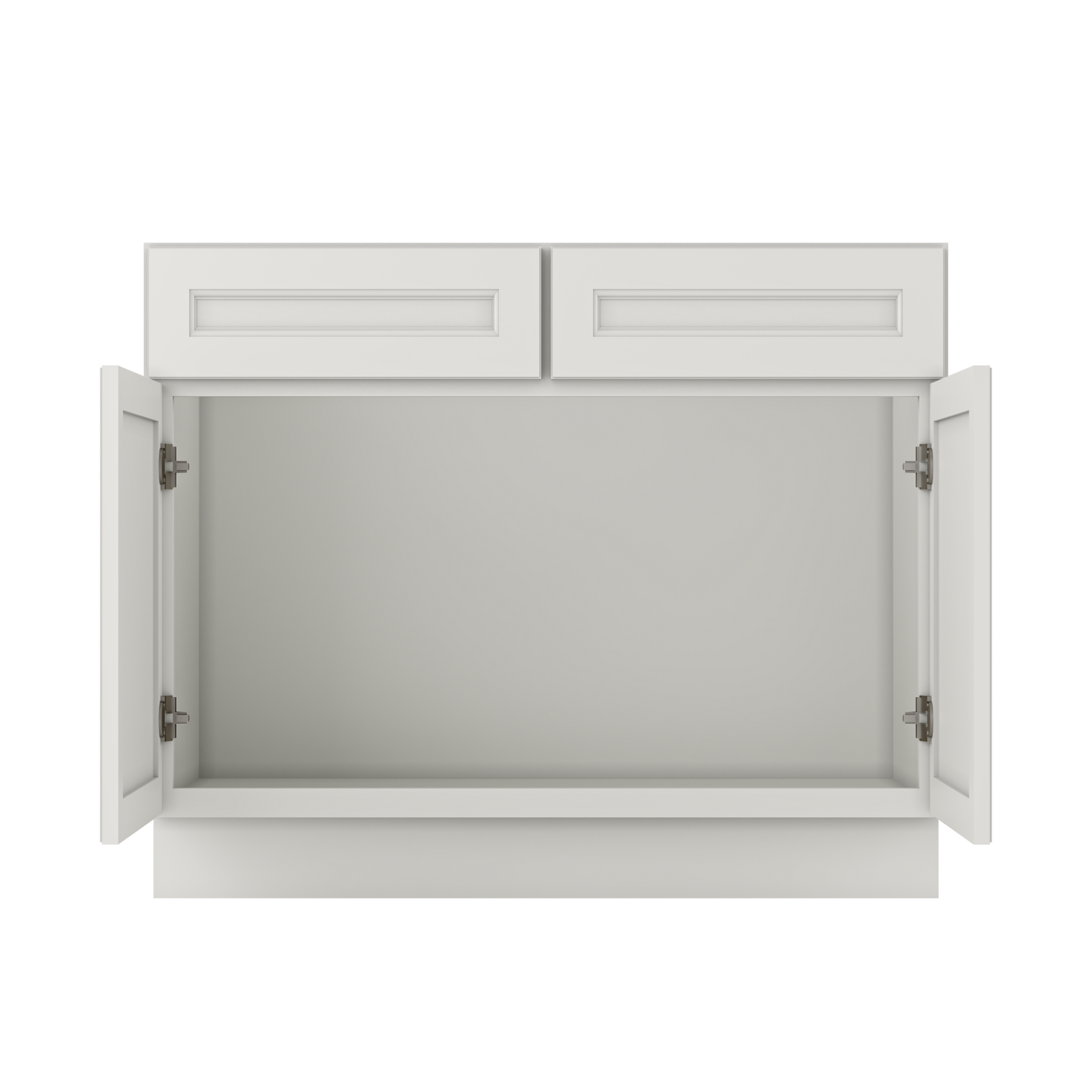 Sink Base Kitchen Cabinet SB42 Milan Pearl 42 in. width 34.5 in. height 24 in. depth - Kitchen Cabinets