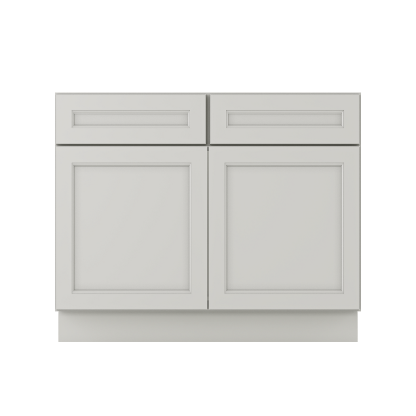 Sink Base Kitchen Cabinet SB42 Milan Pearl 42 in. width 34.5 in. height 24 in. depth - Kitchen Cabinets