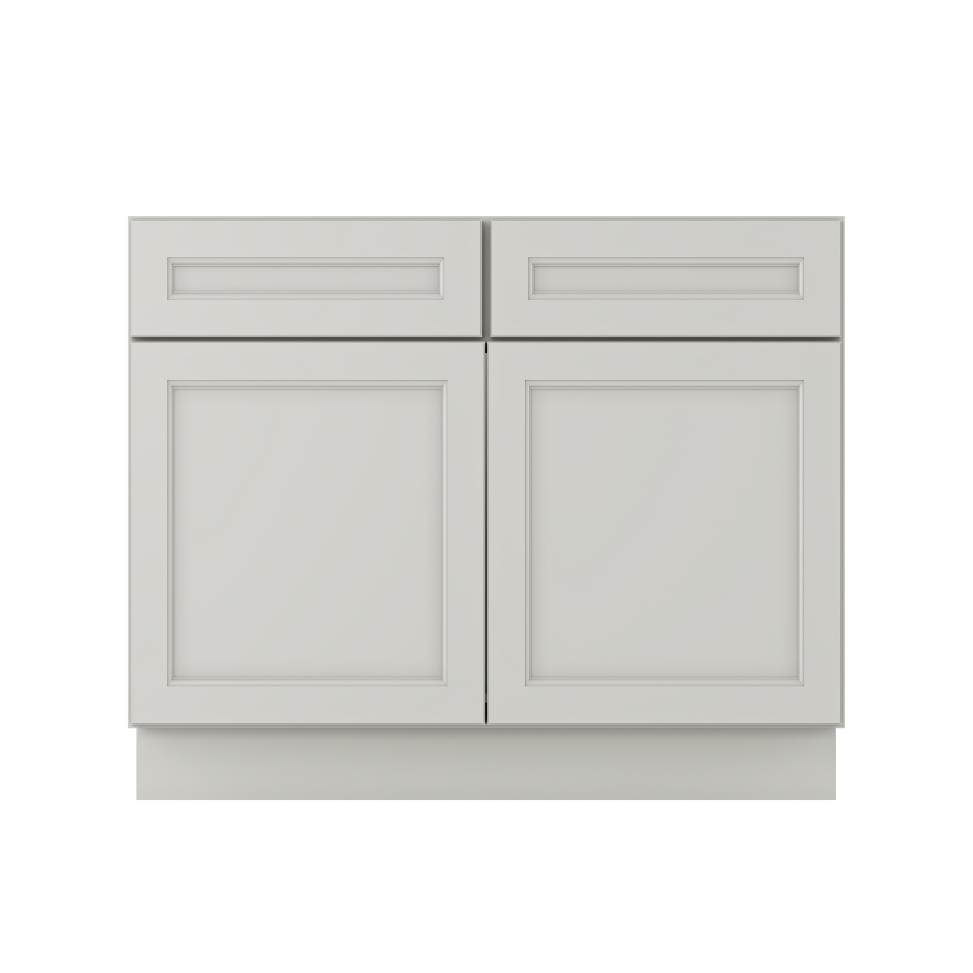 Sink Base Kitchen Cabinet SB42 Milan Pearl 42 in. width 34.5 in. height 24 in. depth - Kitchen Cabinets