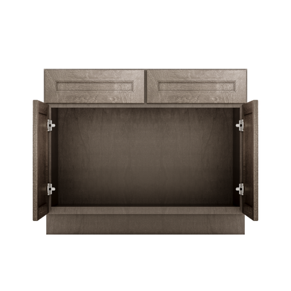 Sink Base Kitchen Cabinet SB42 Milan Slate 42 in. width 34.5 in. height 24 in. depth - Kitchen Cabinets