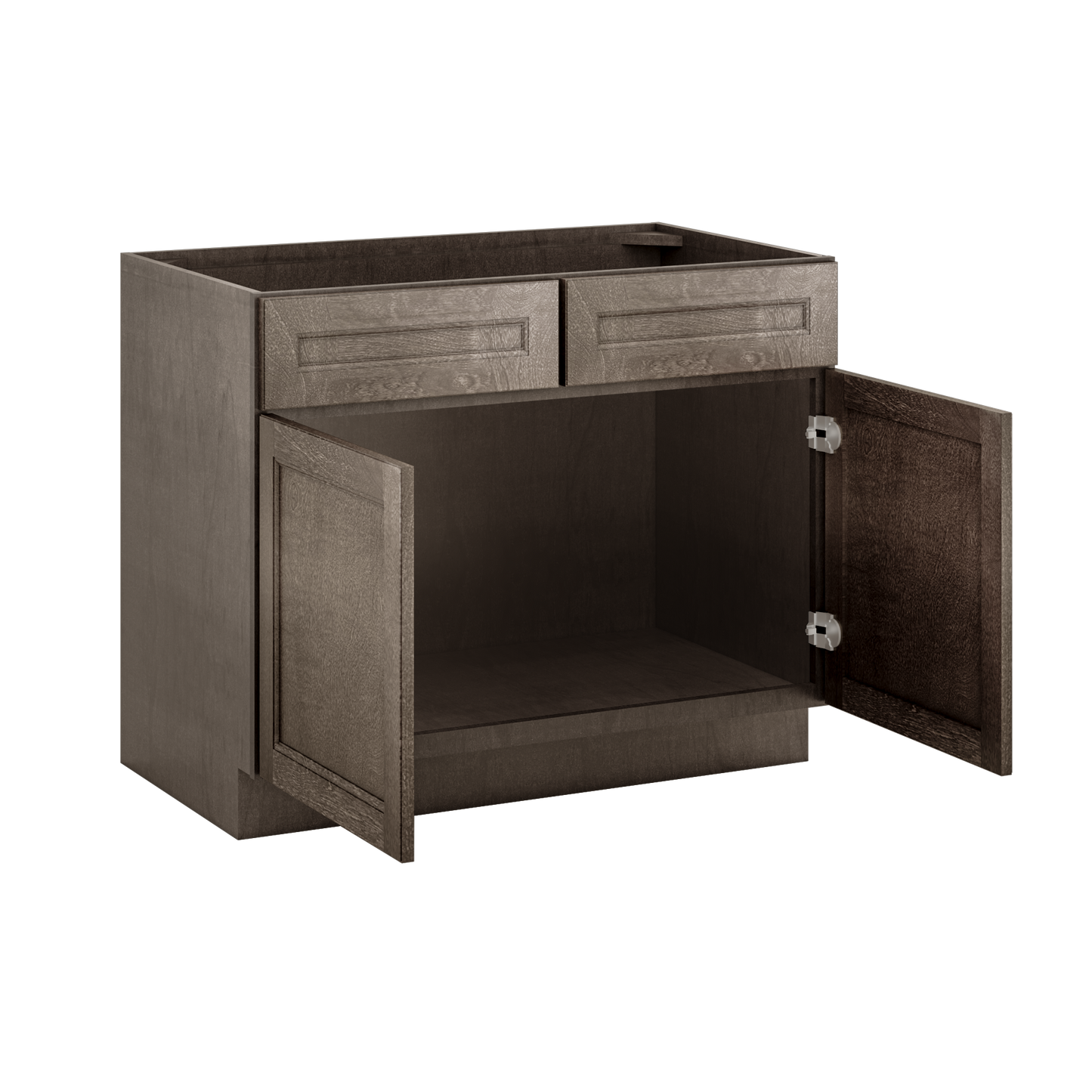 Sink Base Kitchen Cabinet SB42 Milan Slate 42 in. width 34.5 in. height 24 in. depth - Kitchen Cabinets
