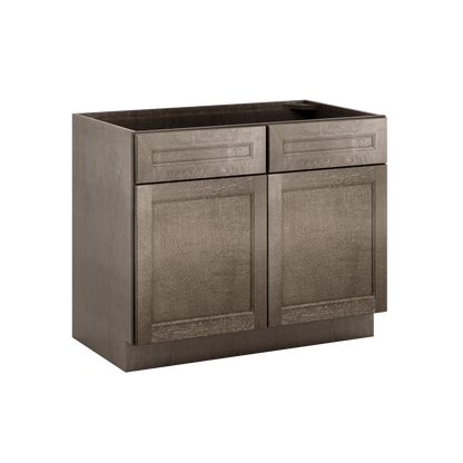 Sink Base Kitchen Cabinet SB42 Milan Slate 42 in. width 34.5 in. height 24 in. depth - Kitchen Cabinets