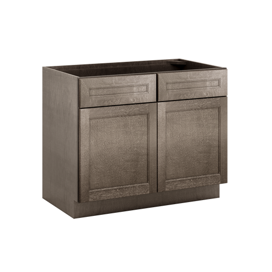 Sink Base Kitchen Cabinet SB42 Milan Slate 42 in. width 34.5 in. height 24 in. depth - Kitchen Cabinets