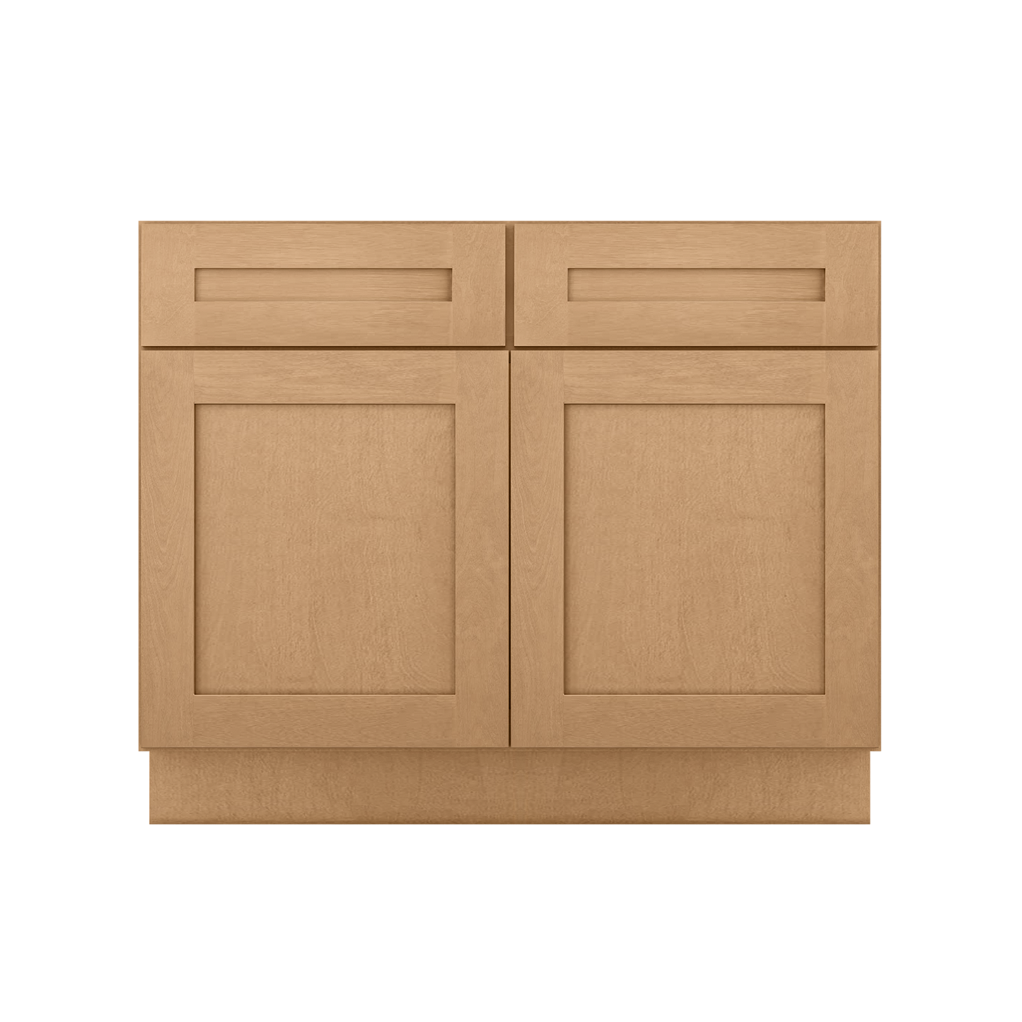 Sink Base Kitchen Cabinet SB42 Shaker Toffee LessCare 42 in. width 34.5 in. height 24 in. depth - Kitchen Cabinets