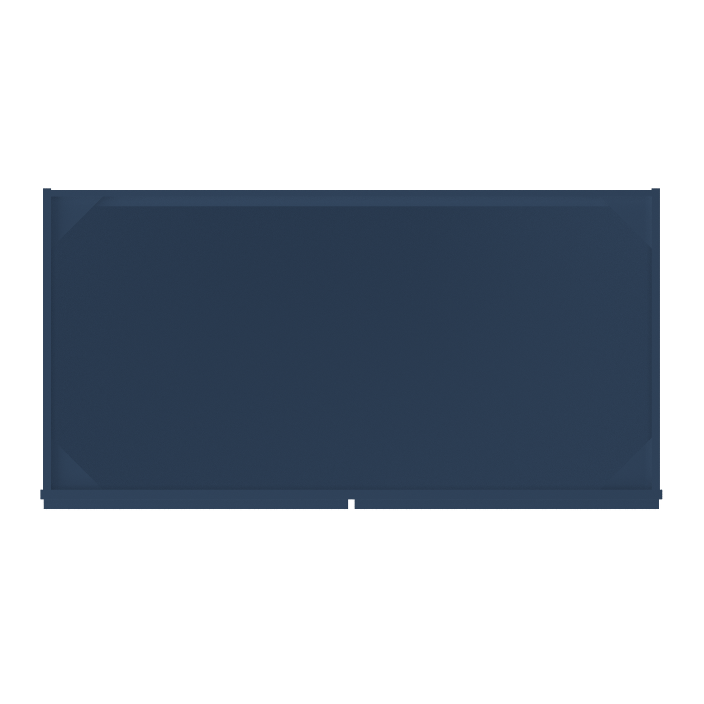 Sink Base Kitchen Cabinet SB48 Danbury Blue LessCare 48 in. width 34.5 in. height 24 in. depth - Kitchen Cabinets