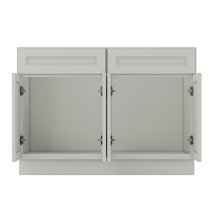 Sink Base Kitchen Cabinet SB48 Milan Pearl 48 in. width 34.5 in. height 24 in. depth - Kitchen Cabinets