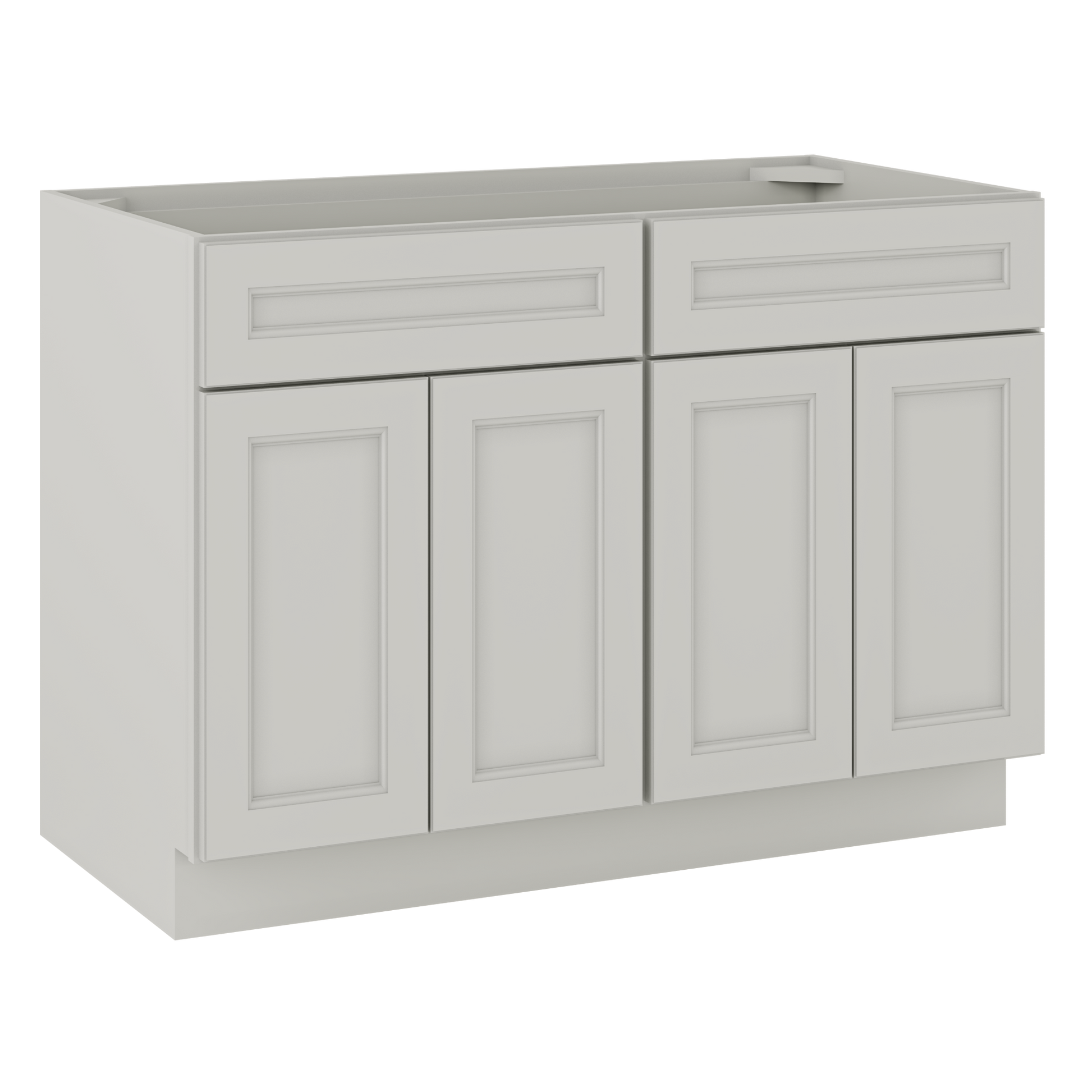 Sink Base Kitchen Cabinet SB48 Milan Pearl 48 in. width 34.5 in. height 24 in. depth - Kitchen Cabinets