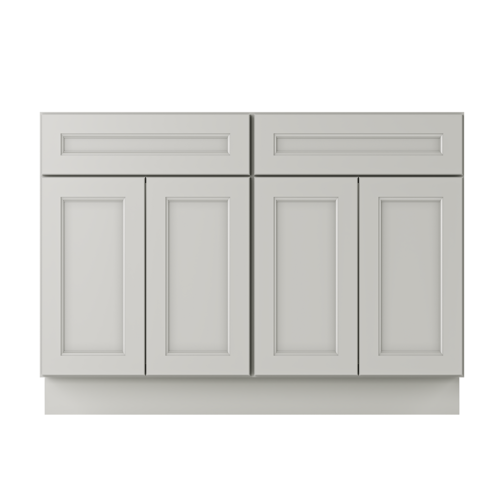 Sink Base Kitchen Cabinet SB48 Milan Pearl 48 in. width 34.5 in. height 24 in. depth - Kitchen Cabinets