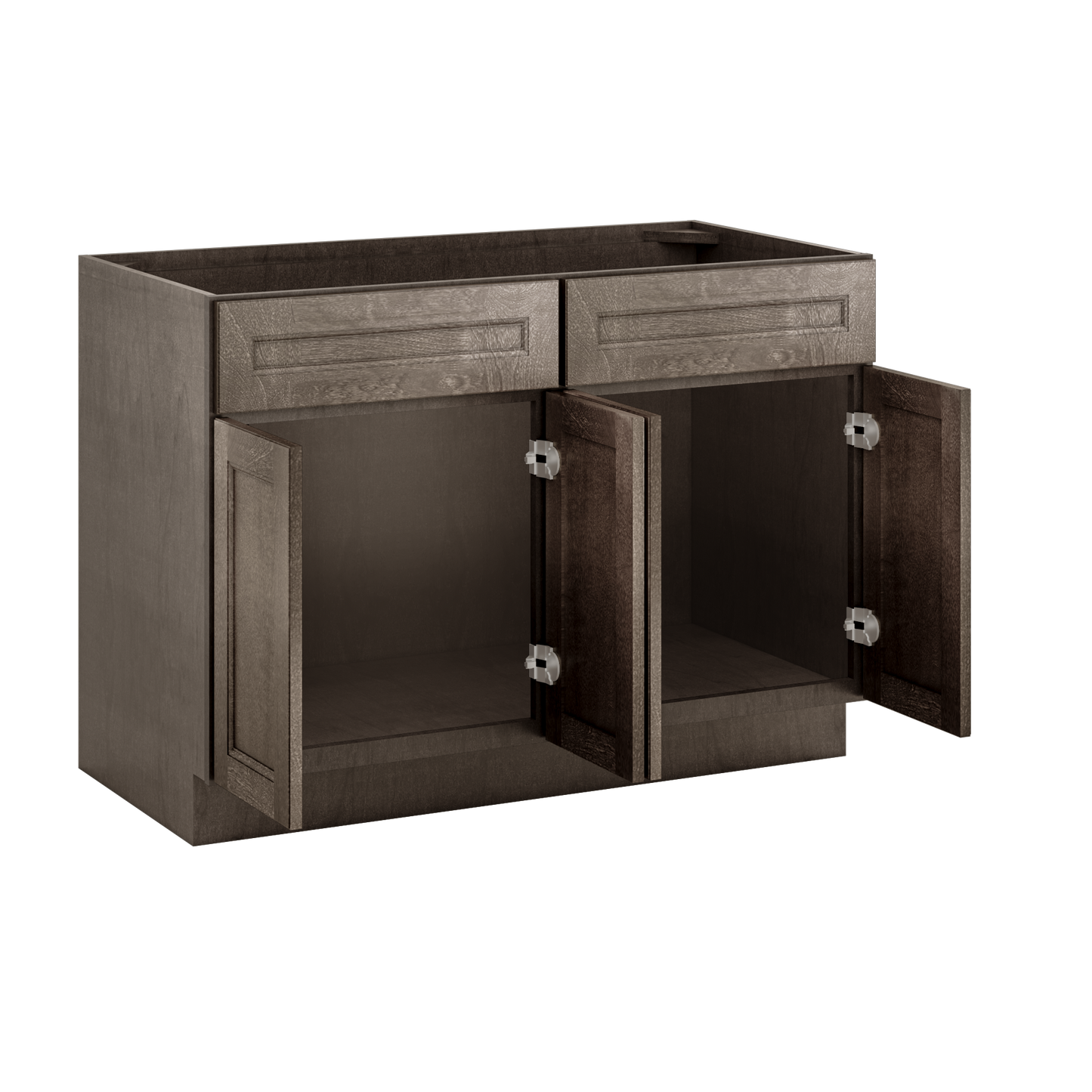 Sink Base Kitchen Cabinet SB48 Milan Slate 48 in. width 34.5 in. height 24 in. depth - Kitchen Cabinets