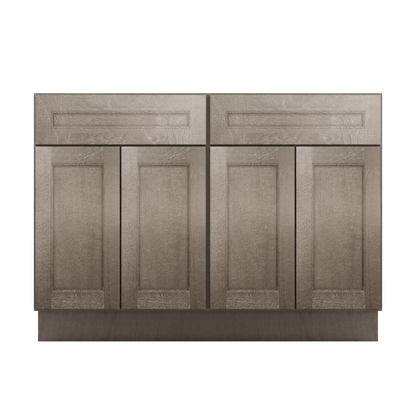 Sink Base Kitchen Cabinet SB48 Milan Slate 48 in. width 34.5 in. height 24 in. depth - Kitchen Cabinets