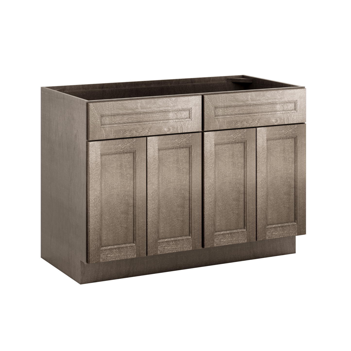 Sink Base Kitchen Cabinet SB48 Milan Slate 48 in. width 34.5 in. height 24 in. depth - Kitchen Cabinets
