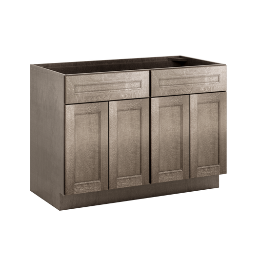 Sink Base Kitchen Cabinet SB48 Milan Slate 48 in. width 34.5 in. height 24 in. depth - Kitchen Cabinets