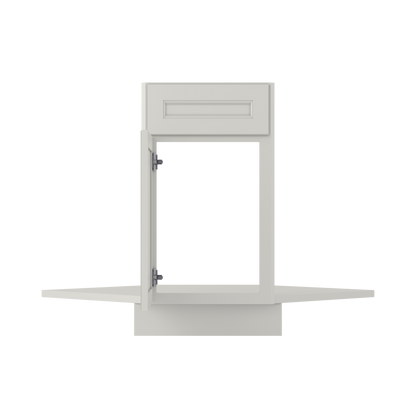 Sink Front Corner Base Kitchen Cabinet SFC36 Milan Pearl 34.5 in. height 36 in. depth - Kitchen Cabinets