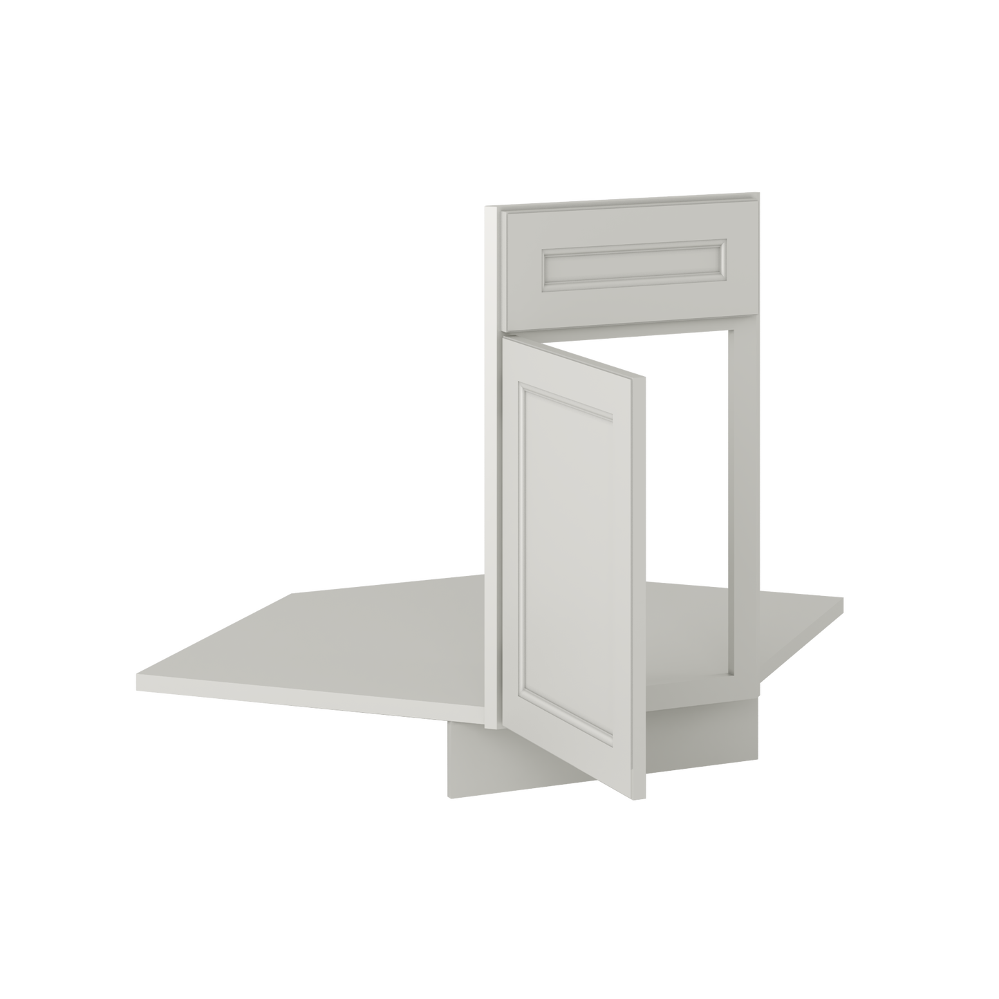 Sink Front Corner Base Kitchen Cabinet SFC36 Milan Pearl 34.5 in. height 36 in. depth - Kitchen Cabinets