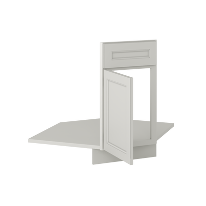 Sink Front Corner Base Kitchen Cabinet SFC36 Milan Pearl 34.5 in. height 36 in. depth - Kitchen Cabinets