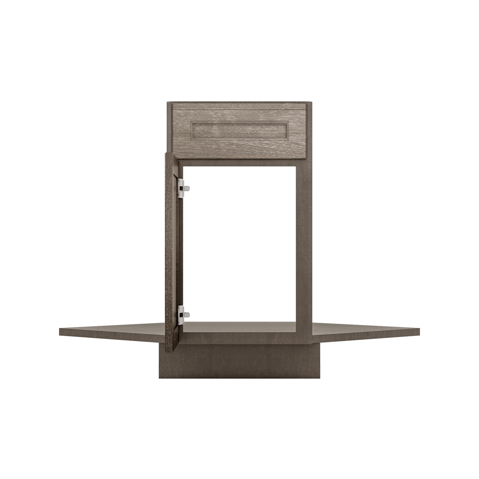 Sink Front Corner Base Kitchen Cabinet SFC36 Milan Slate 34.5 in. height 36 in. depth - Kitchen Cabinets