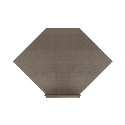 Sink Front Corner Base Kitchen Cabinet SFC36 Milan Slate 34.5 in. height 36 in. depth - Kitchen Cabinets