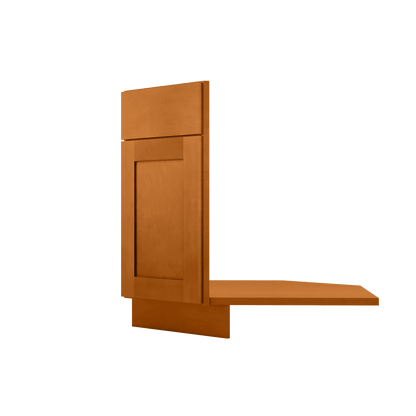 Sink Front Corner Base Kitchen Cabinet SFC36 Newport LessCare 34.5 in. height 36 in. depth - Kitchen Cabinets