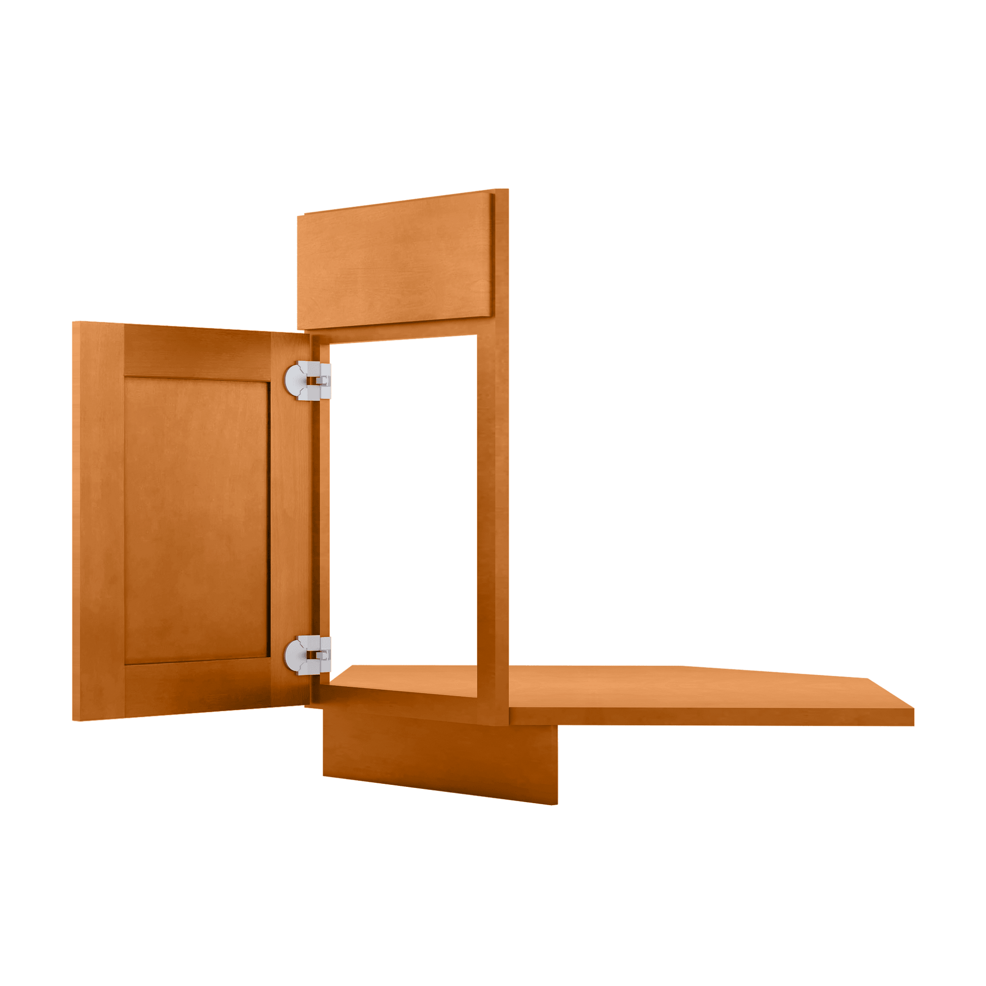 Sink Front Corner Base Kitchen Cabinet SFC36 Newport LessCare 34.5 in. height 36 in. depth - Kitchen Cabinets